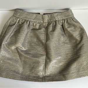 J. Crew Metallic Party Skirt